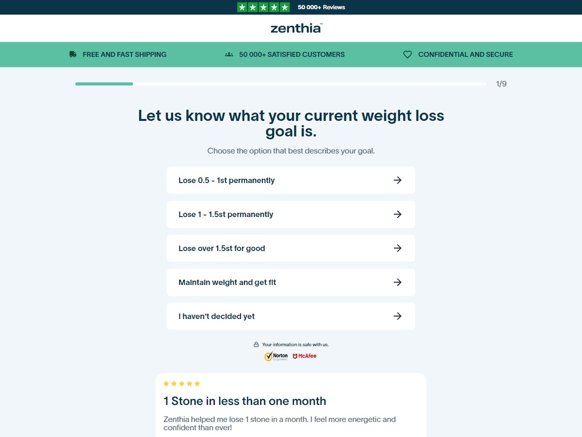 Zenthia - Diet [UK, IE]