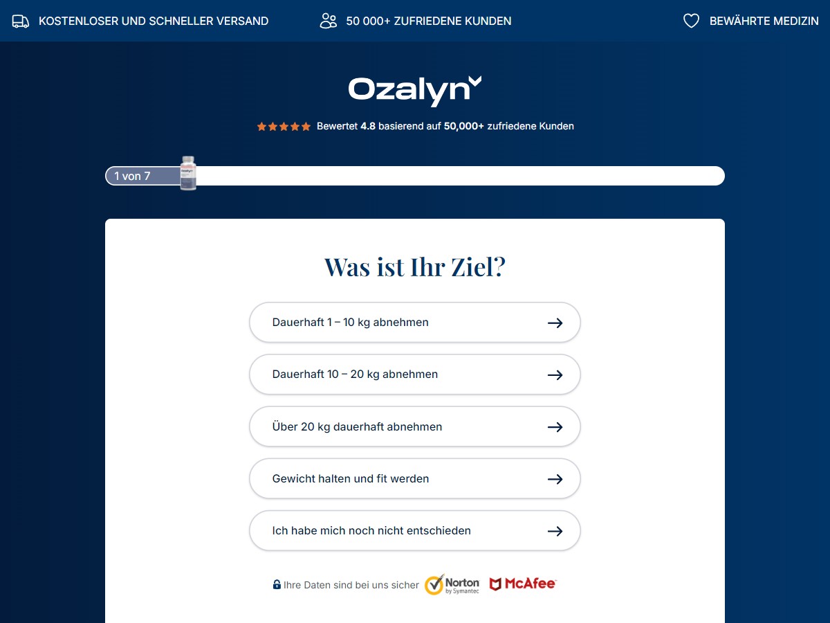 Ozalyn Diet ~ Low CTC [DE, AT]