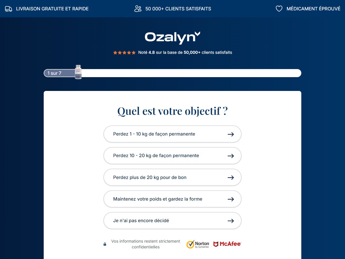 Ozalyn Diet ~ Low CTC [FR, BE]