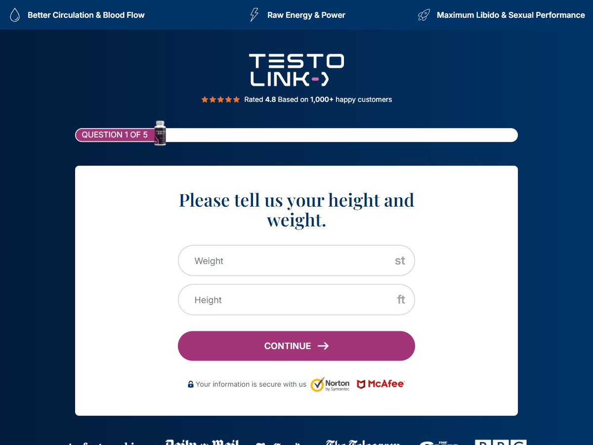 TestoLink ~ Low CTC [UK]