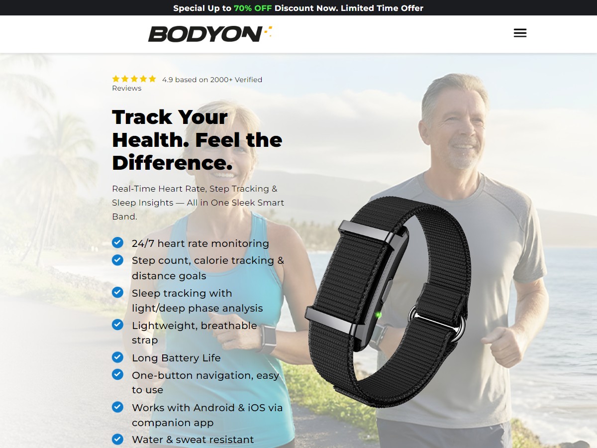 BodyOn Wellness Tracking ~ CTC $59.95 [US]