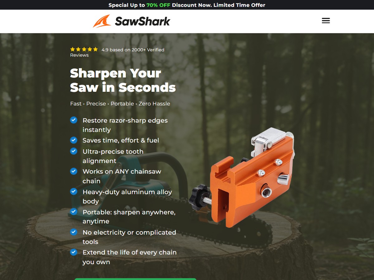 SawShark Blade Sharpener ~ CTC £29.95 [UK]