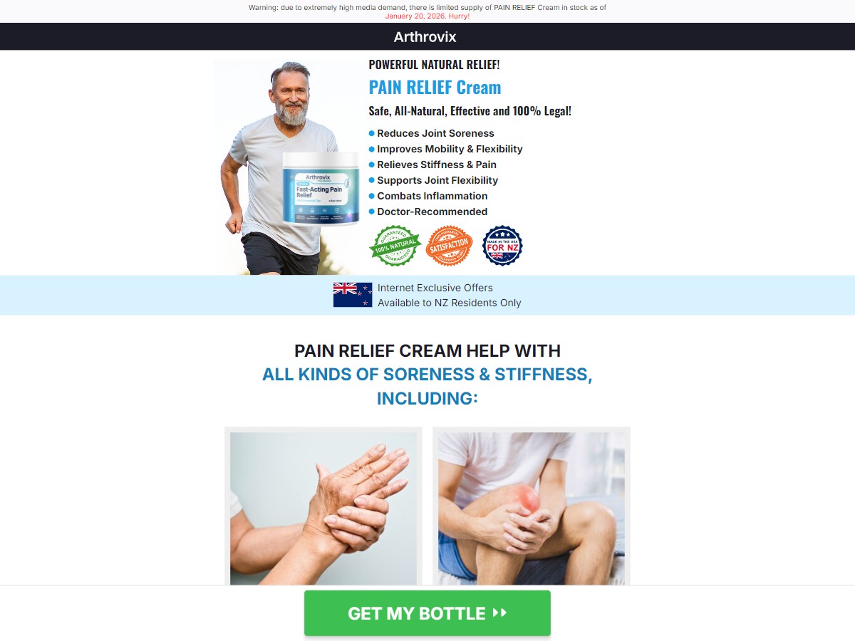 Arthrovix+ Cream [NZ]