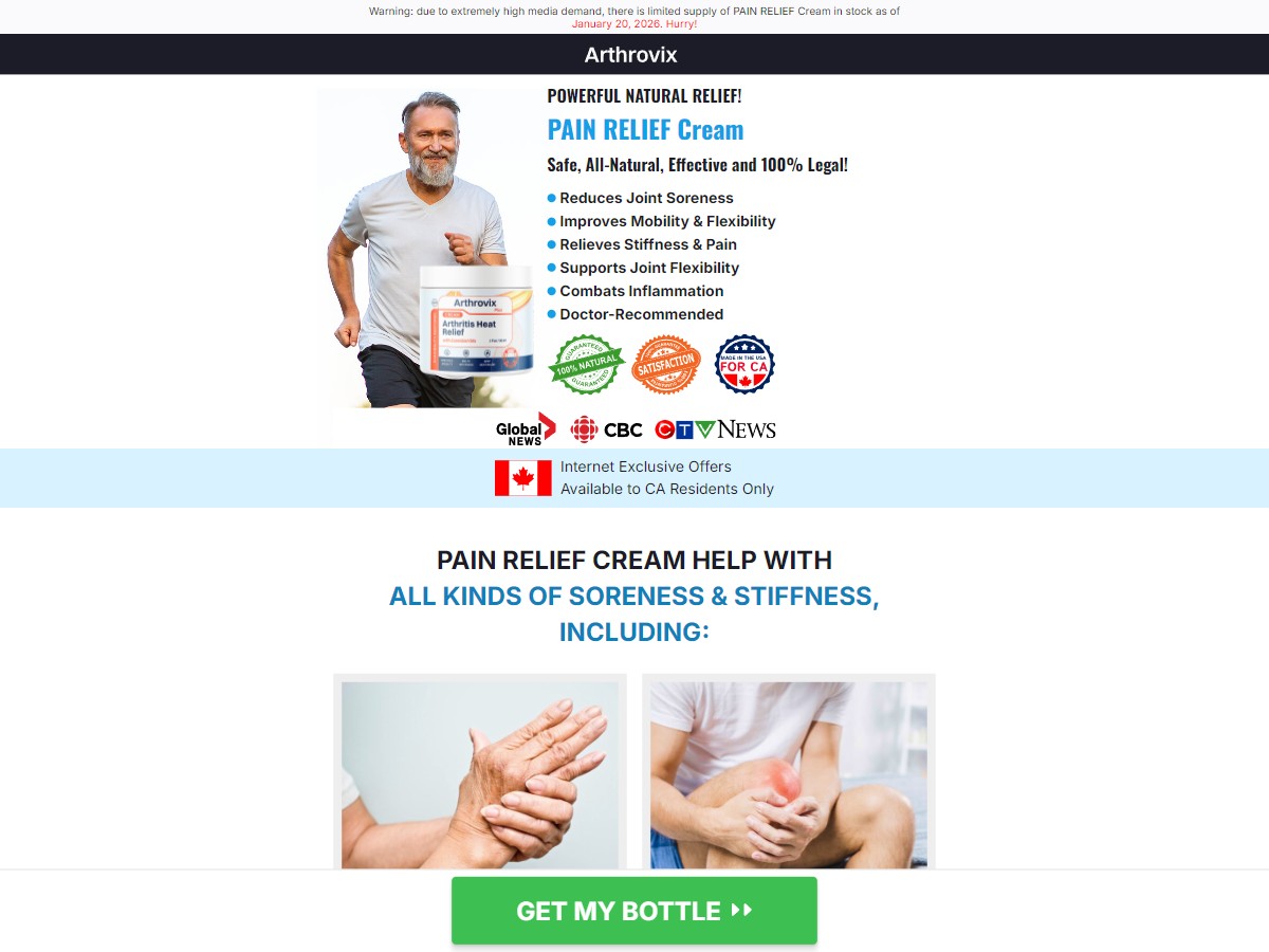 Arthrovix Heat Relief Cream [CA]