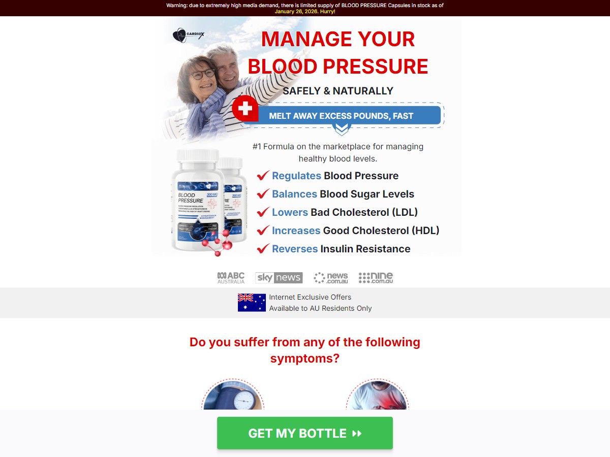 CardioX Blood Pressure [AU]