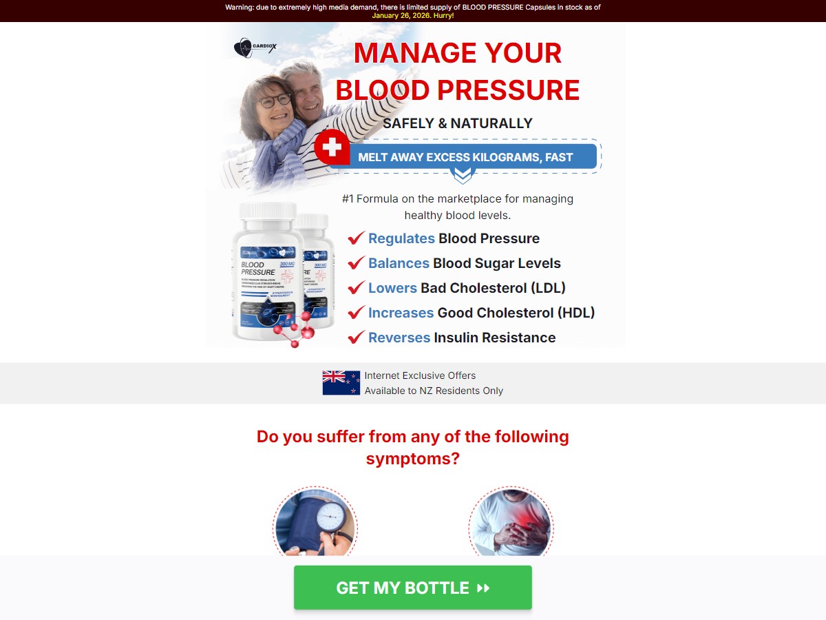 CardioX Blood Pressure [NZ]