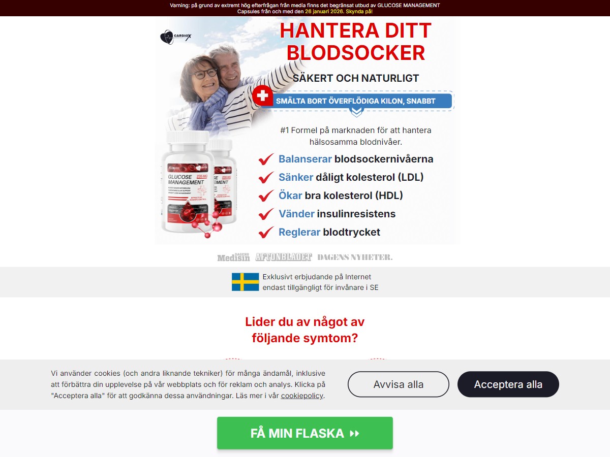CardioX Glucose Management [SE]