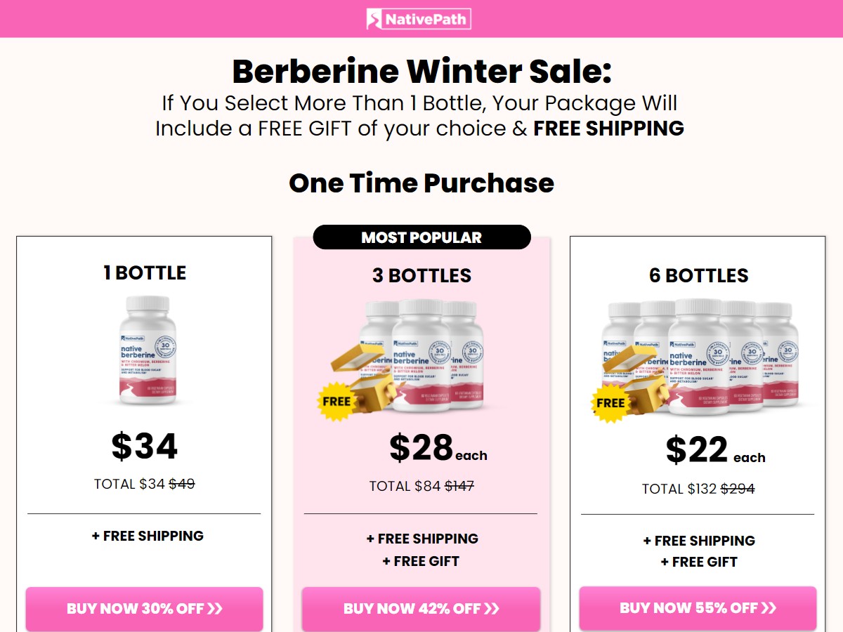 NativePath Berberine Capsules [US]