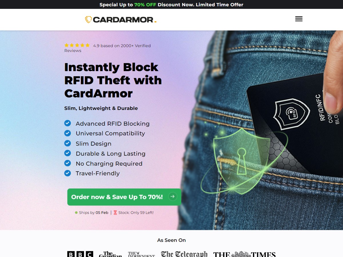 Card Armor ~ CTC £49.95 [UK]