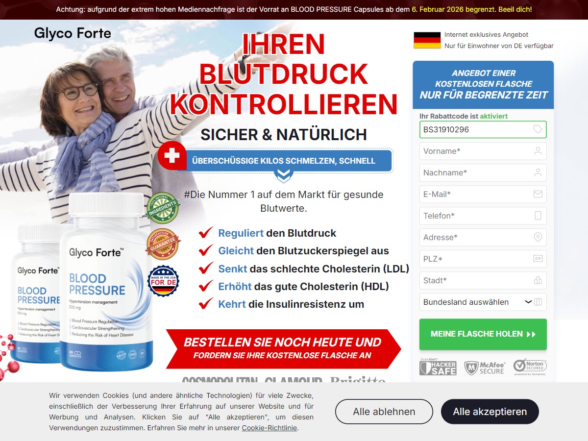 Glyco Forte Blood Pressure [DE]