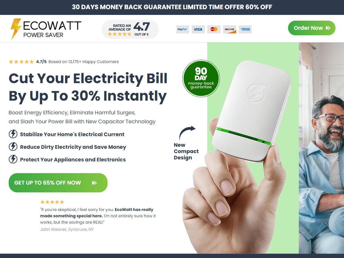 EcoWatt Power Saver [US, DE, CA, AU, UK, FR, IL, +114 More]