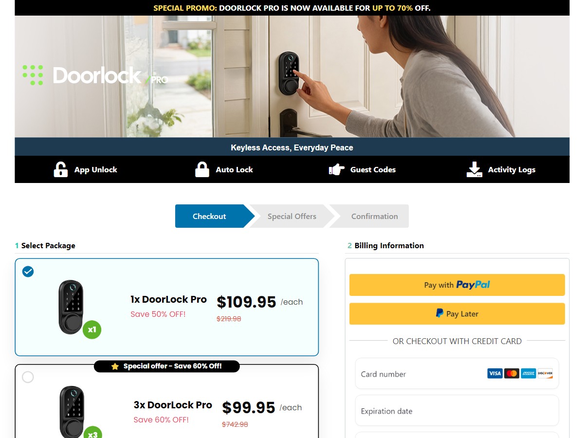 Image of DoorLock Pro ~ CTC $109.95