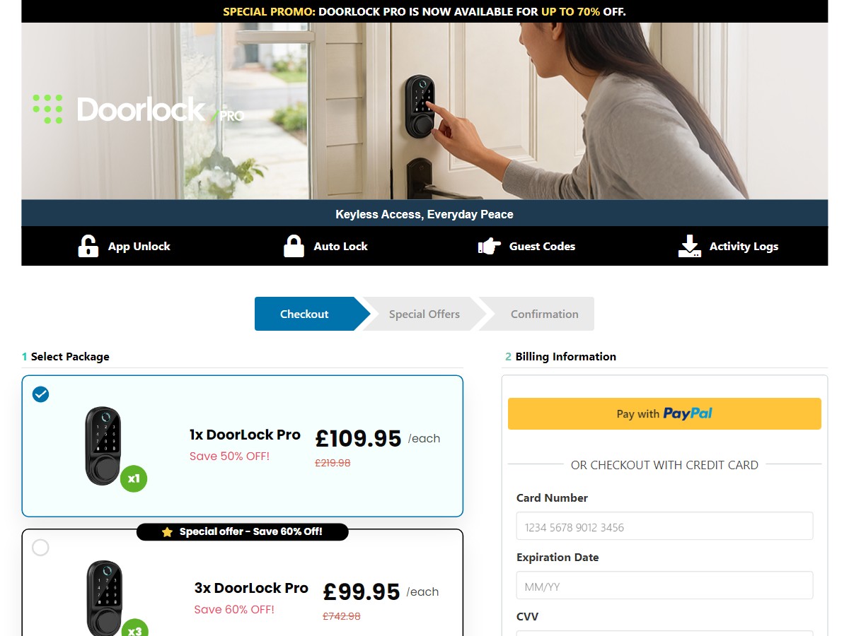 Image of DoorLock Pro ~ CTC £109.95