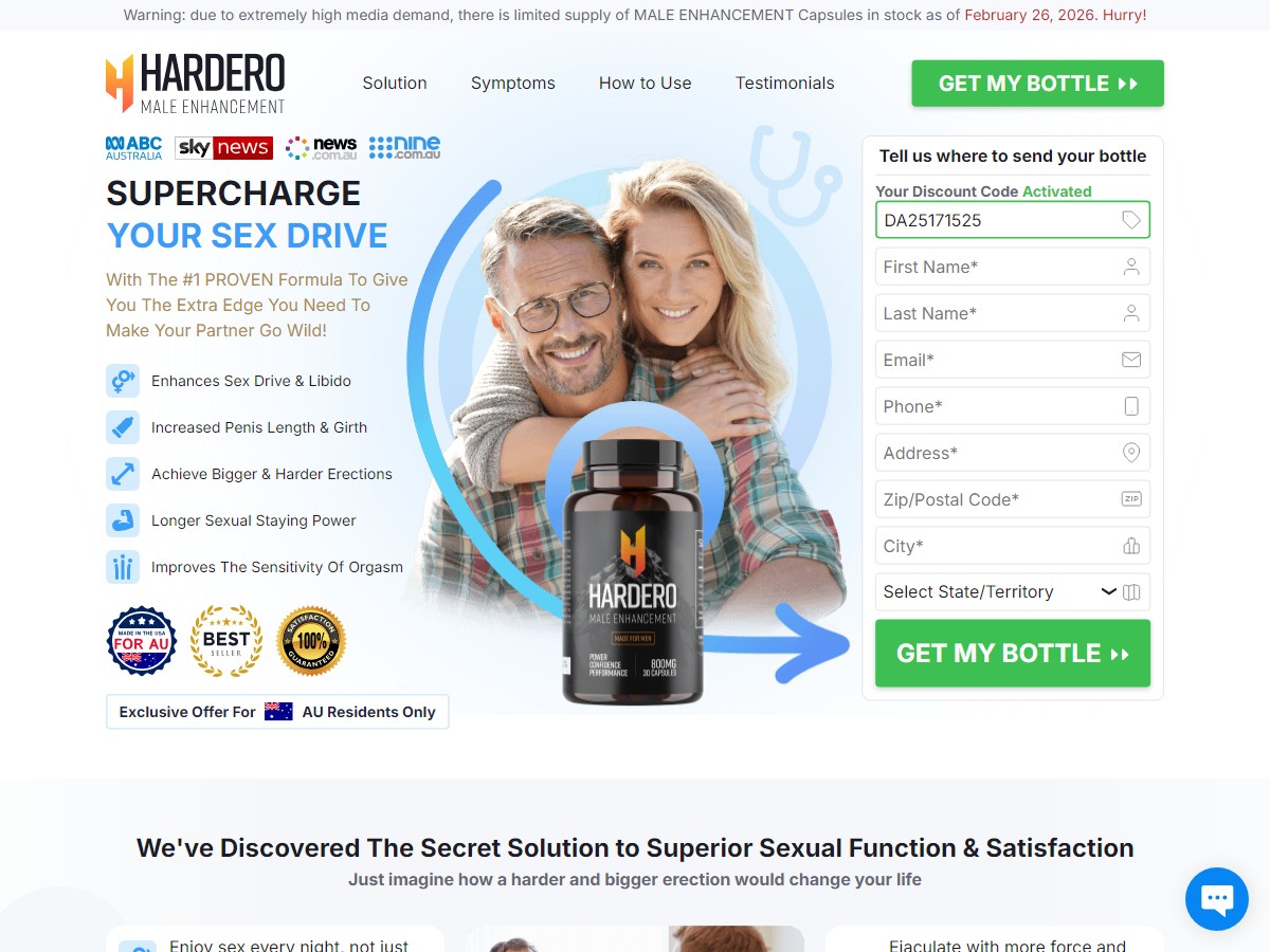 Hardero Male Enhancement Capsules [AU]