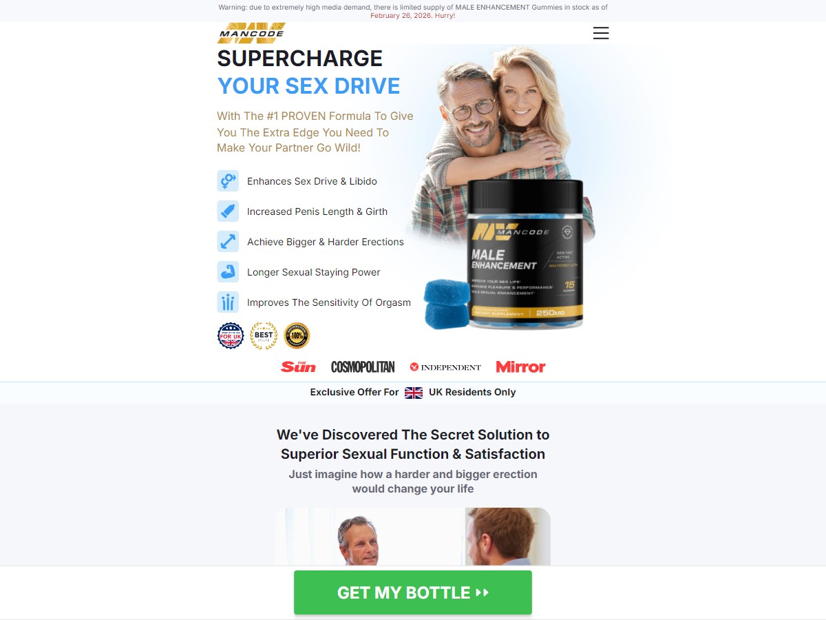 MANCODE Gummies ~ Low CTC [UK]