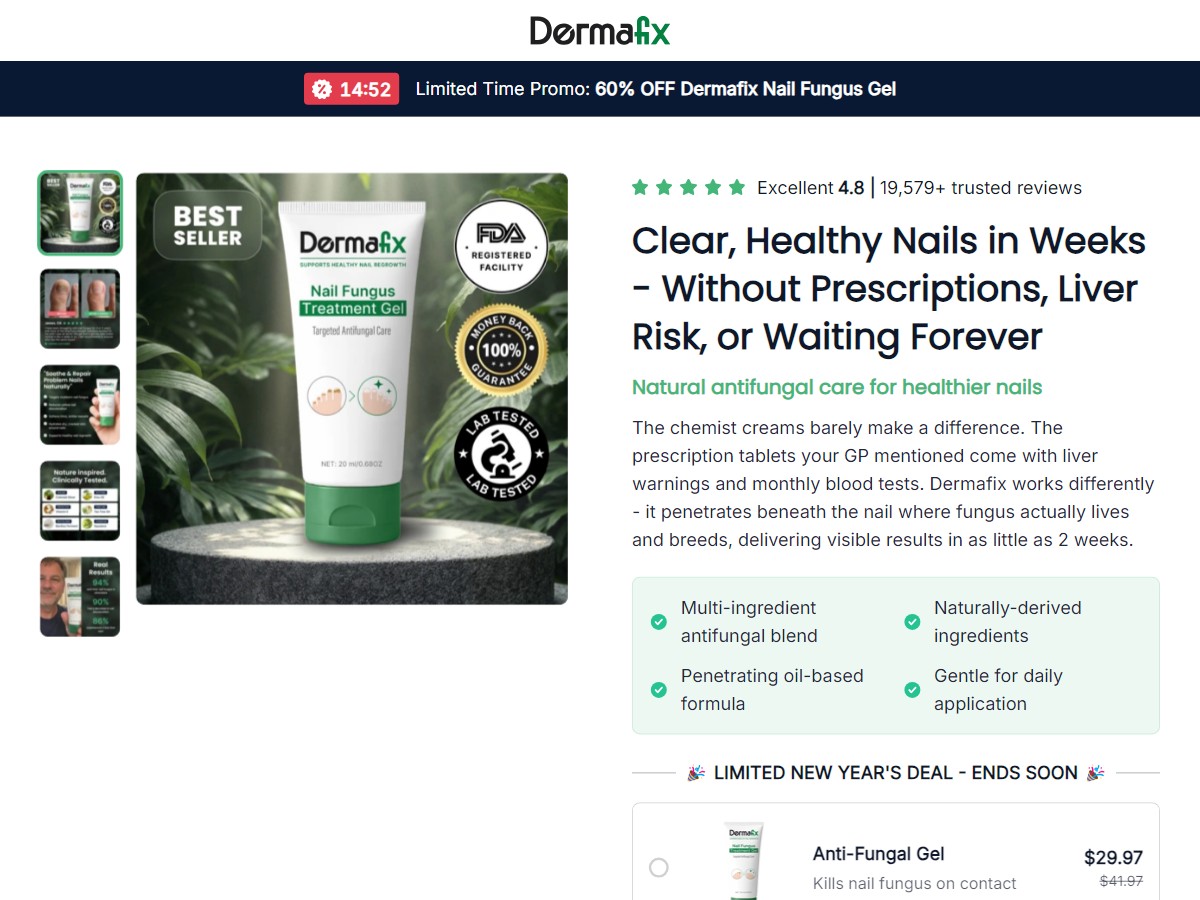 Dermafix Nail Fungus Treatment Gel {+DTC} [US, DE, CA, AU, FR, AT, CH, +3 More]