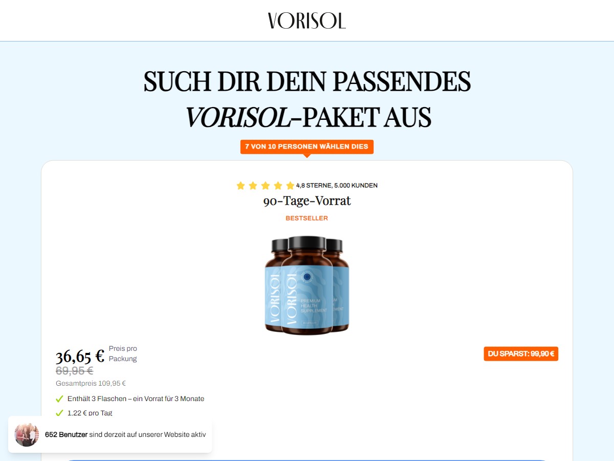 Vorisol - Diet ~ DTC [DE, AT, CH]