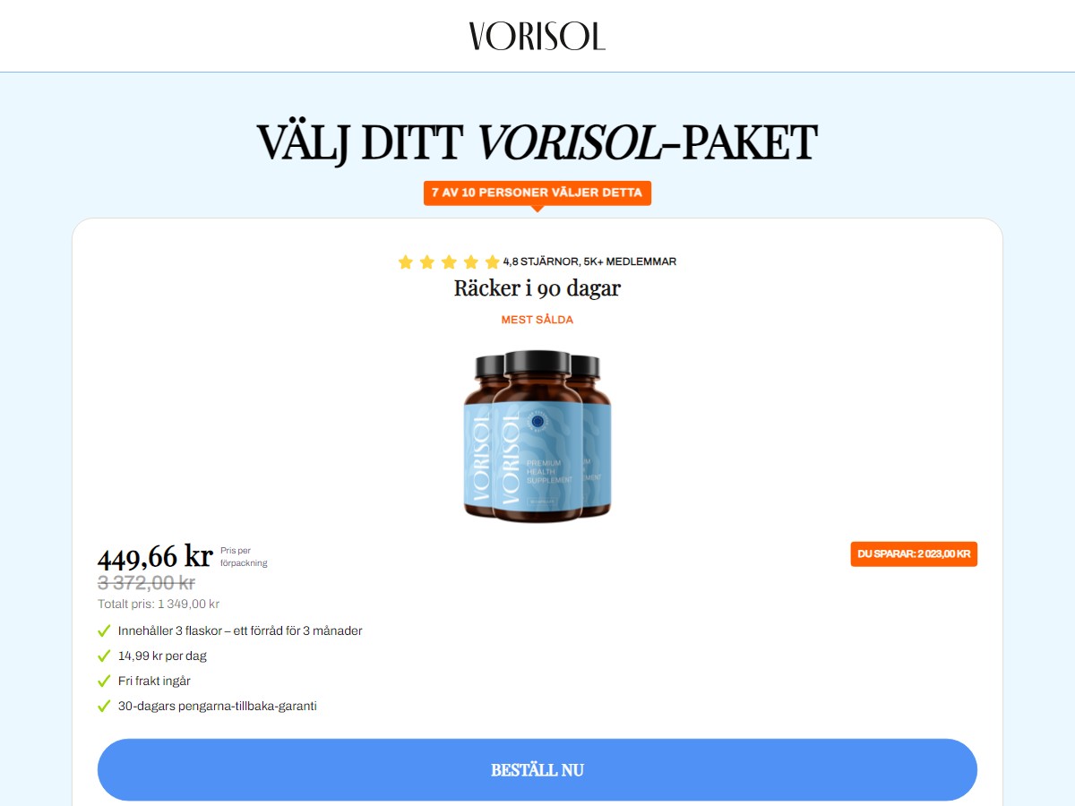 Vorisol - Diet ~ DTC [SE]