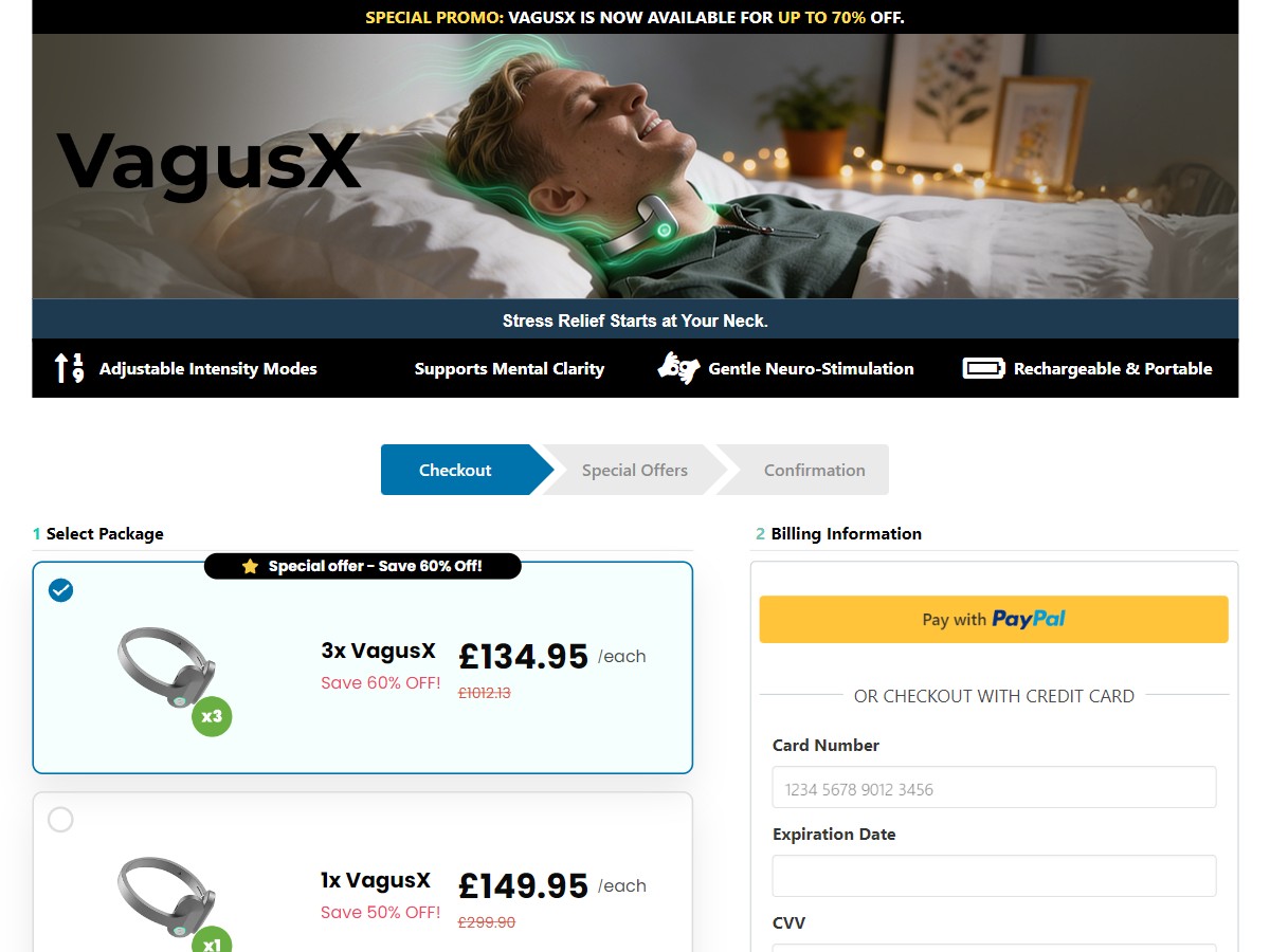 Image of VagusX ~ CTC £149.95