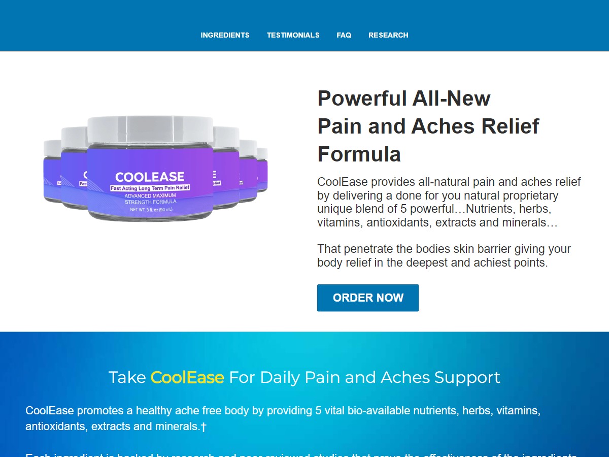 CoolEase - Pain Relief [US, DE, CA, AU, UK, FR, IL, +238 More]