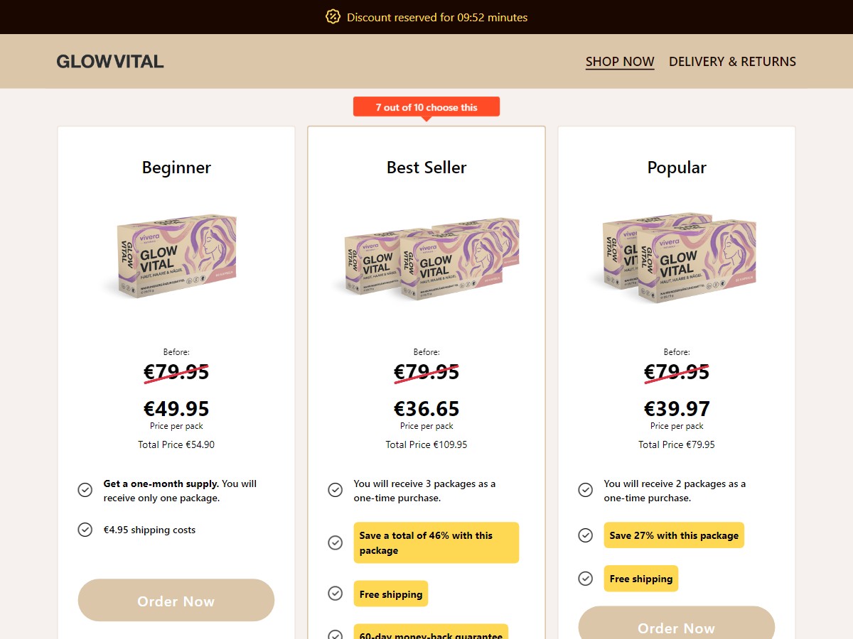 GlowVital - Skin Health [IE]