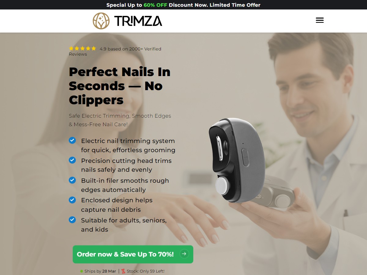 **NEW** TrimZa Electric Nail Clipper~ CTC A$69.95 [AU]