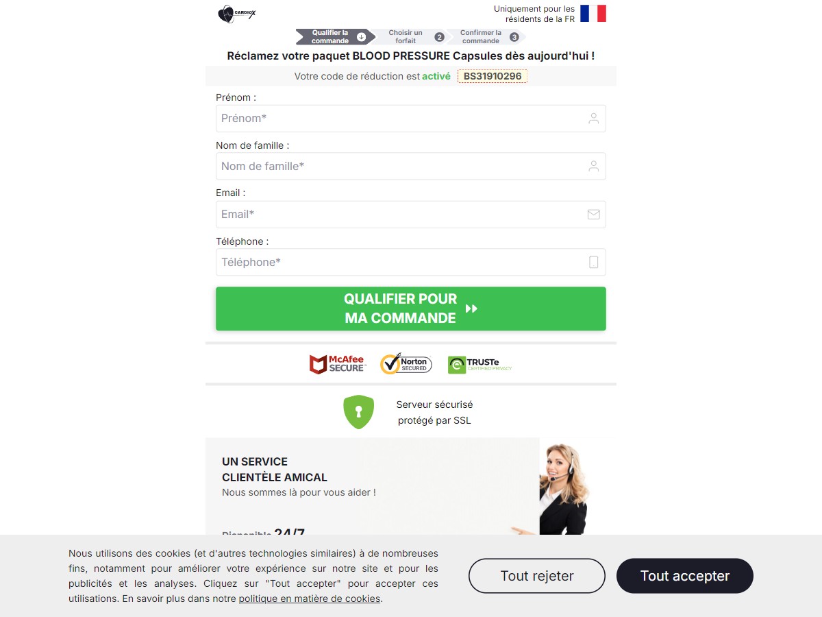 CardioX Blood Pressure ~ French - DTC [FR]