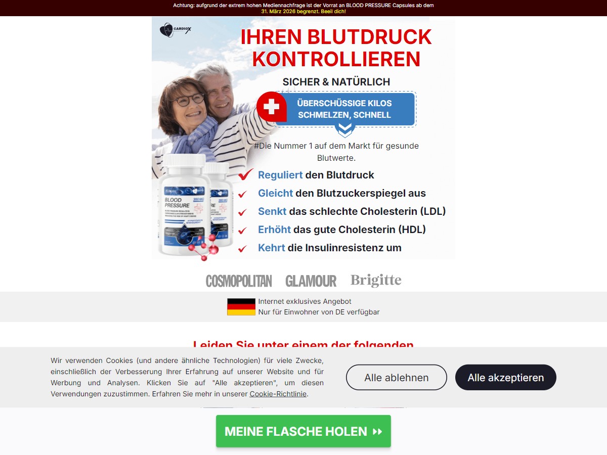 CardioX Blood Pressure [DE]