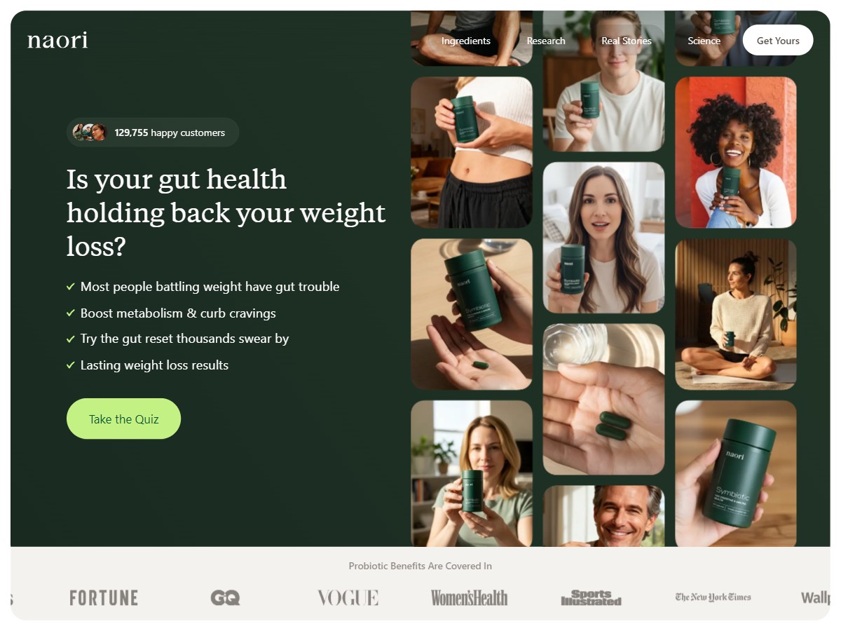 Naori Symbiotics - Subscription ~ CTC $47.99 [US, DE, CA, AU, UK, FR, IL, +232 More]