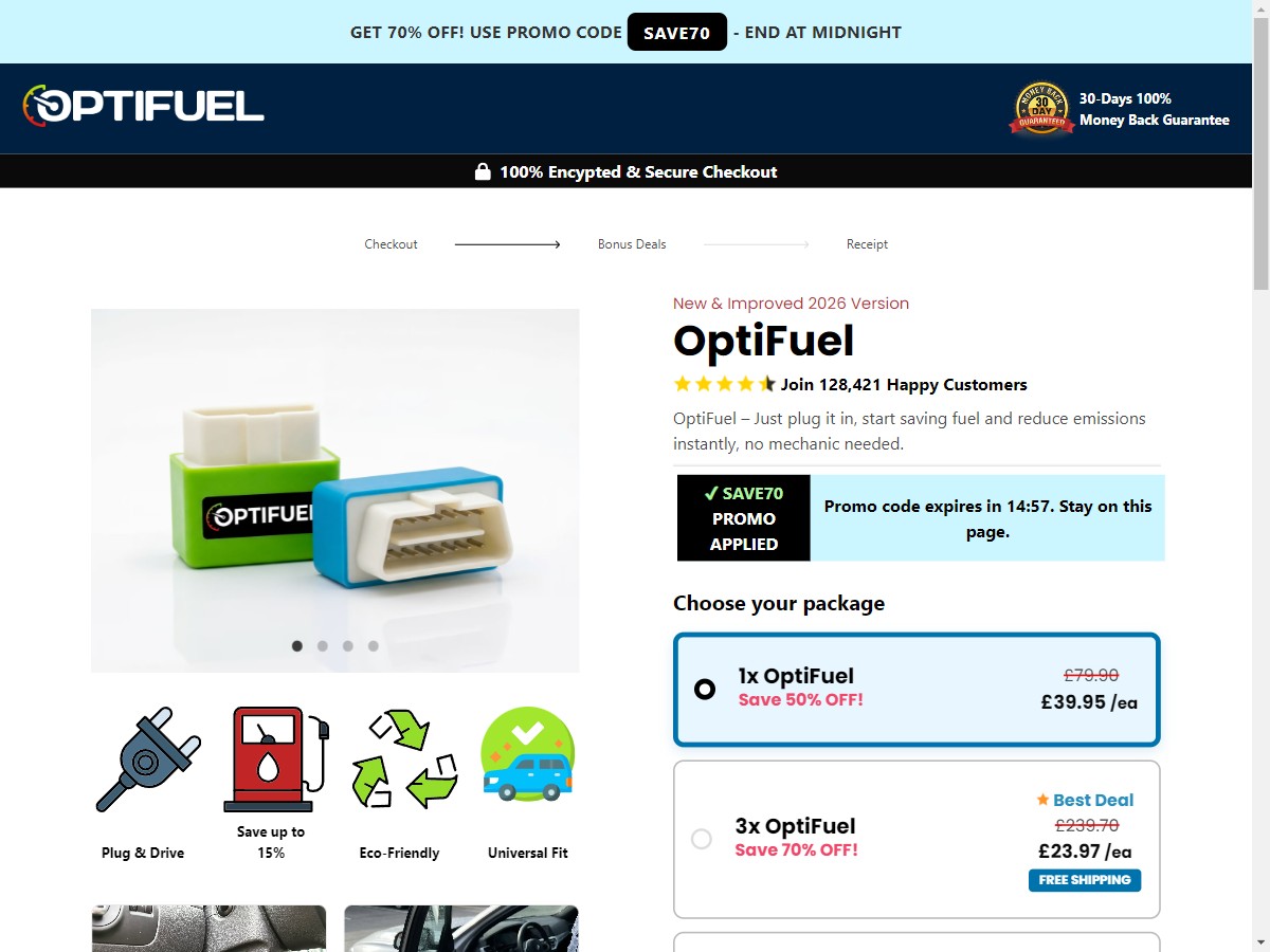 **NEW** Optifuel ~ CTC £39,95 [UK]