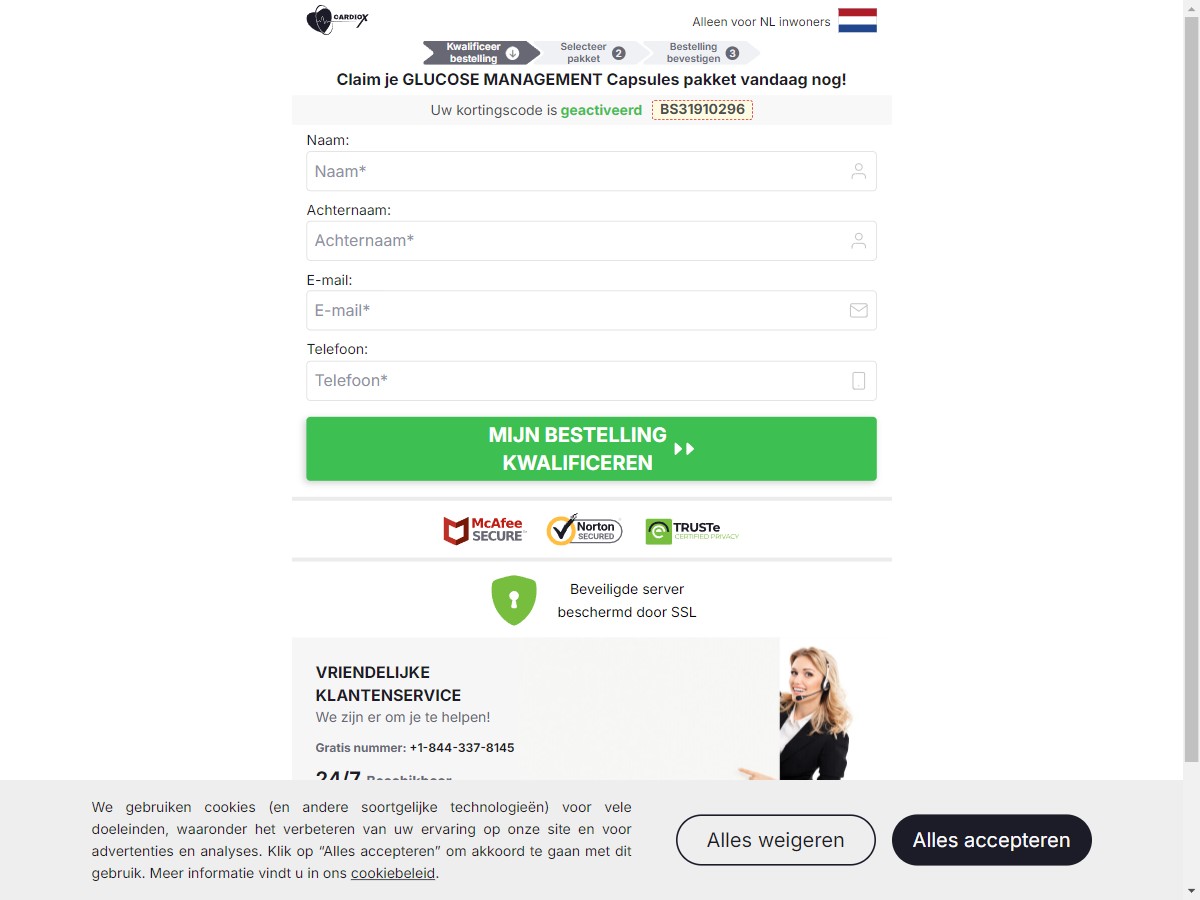 **NEW** CardioX Glucose Management ~ DTC [NL]