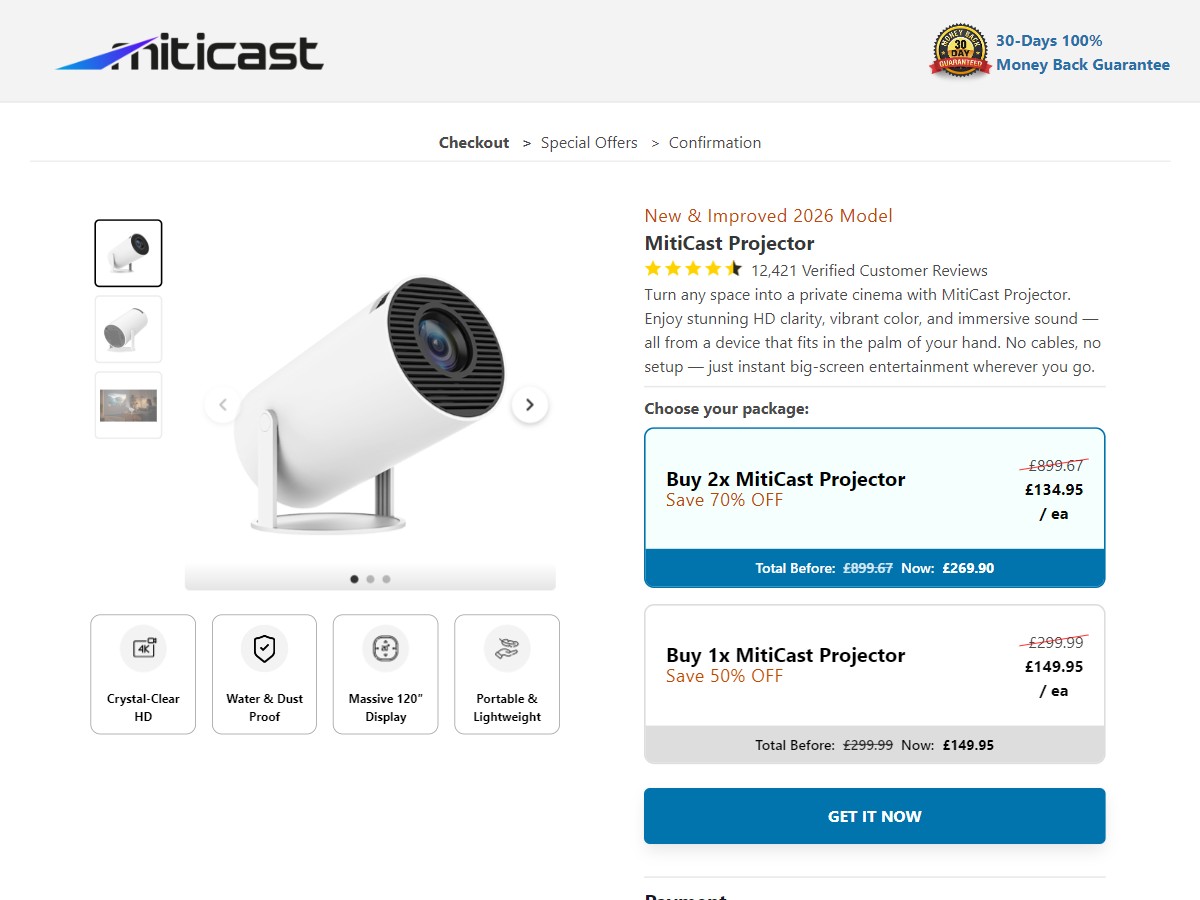Image of **NEW** MitiCast ~ CTC £149,95