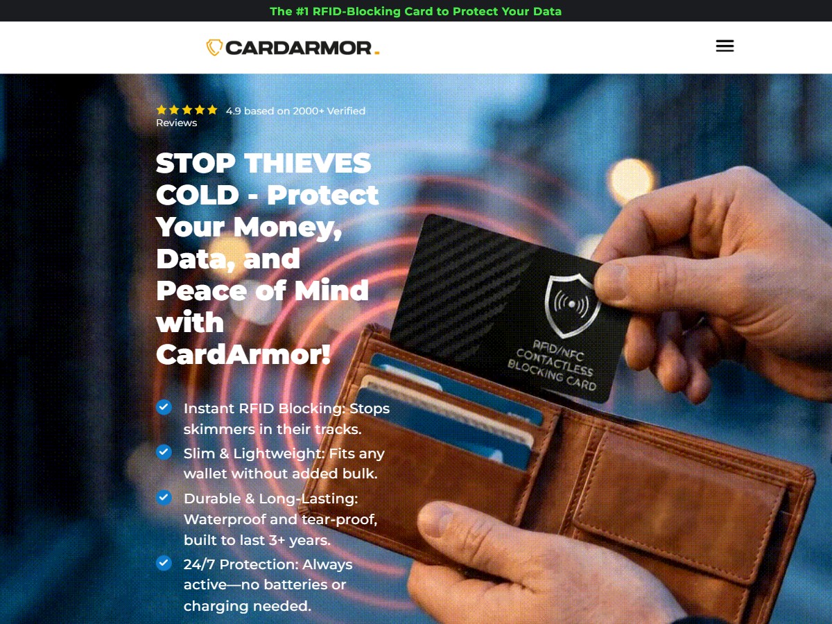 **NEW** Card Armor ~ CTC $74.95 [AU]