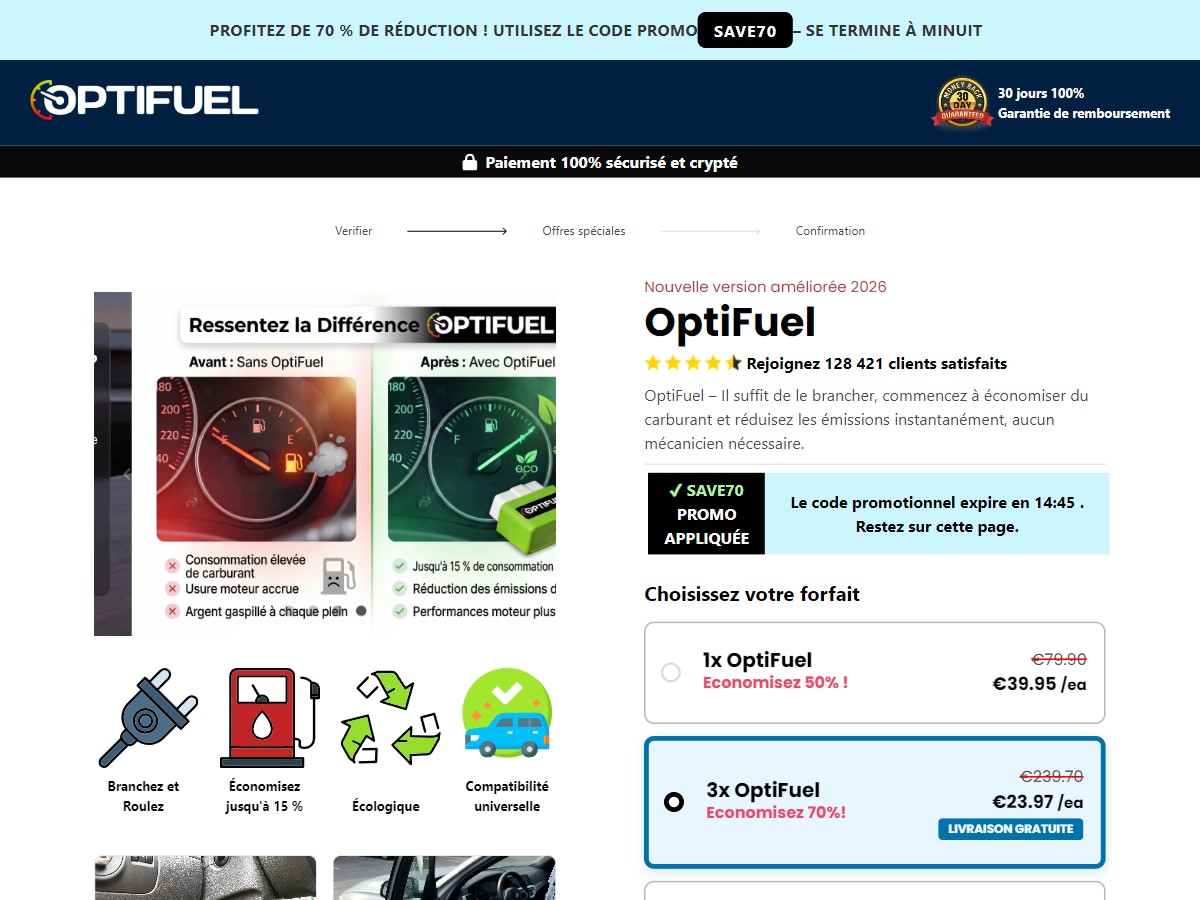 **NEW** Optifuel ~ CTC €39,95 - DTC [FR]