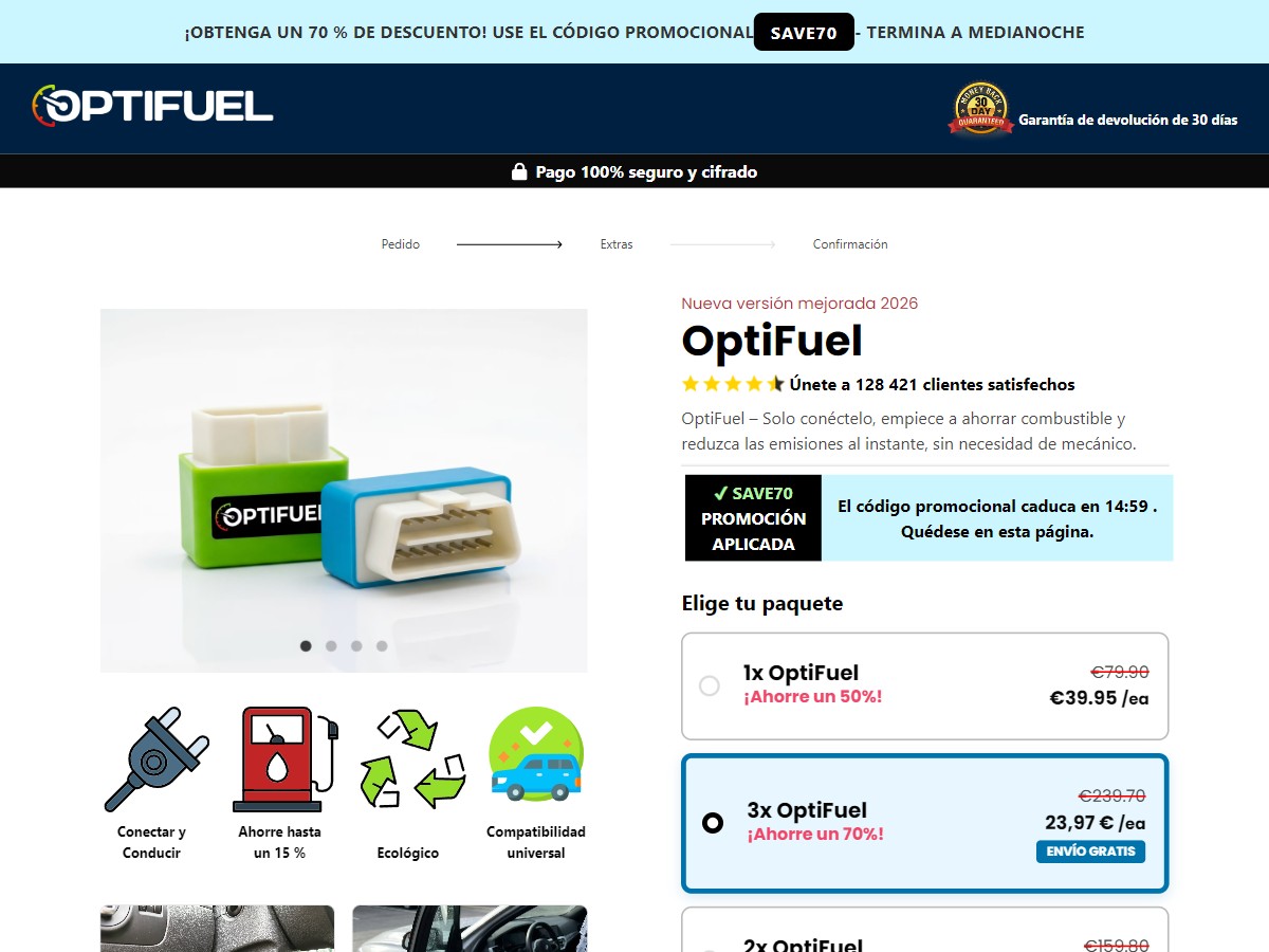 **NEW** Optifuel ~ CTC €39,95 [ES]
