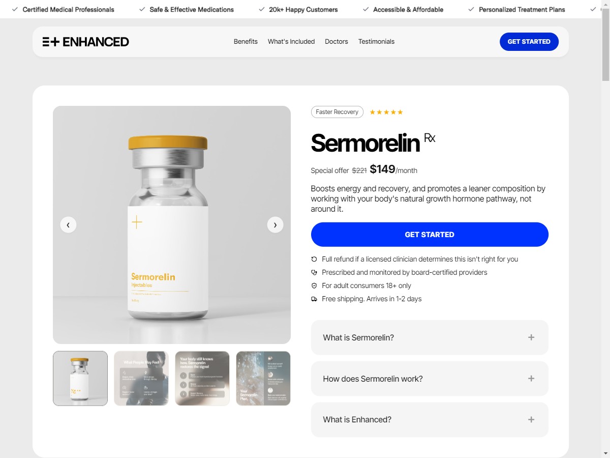Image of **HOT** Enhanced - Semorelin ~ B
