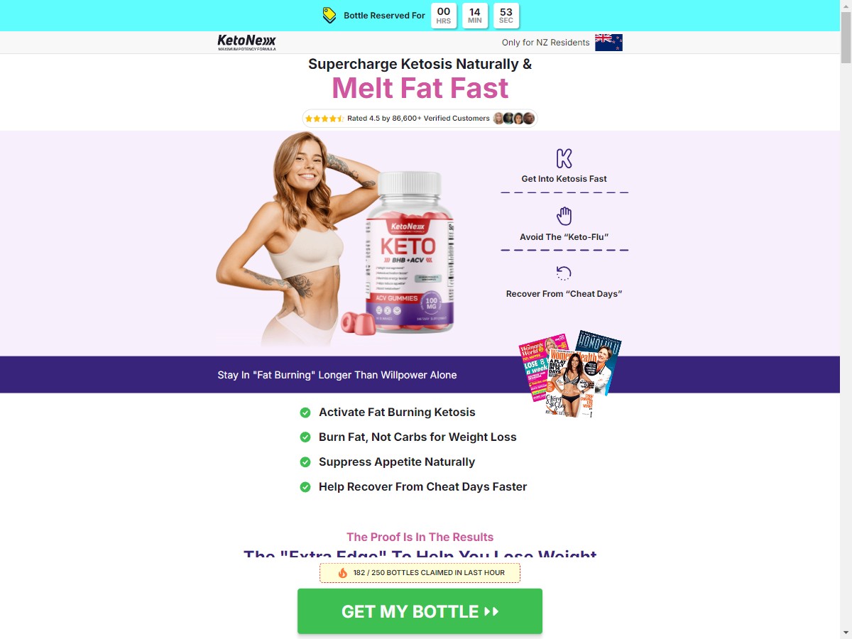 **NEW** KetoNex Gummies [NZ]