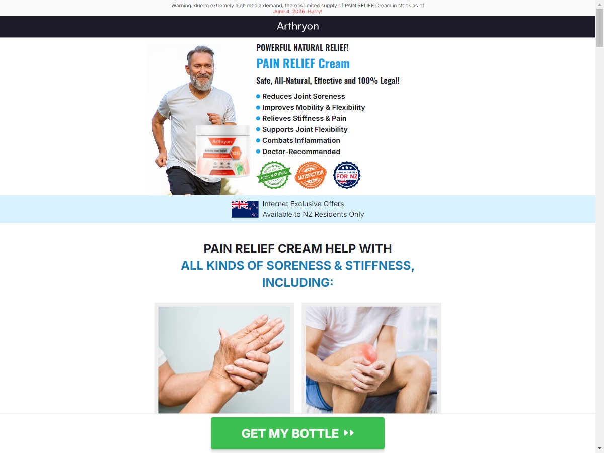 **NEW** Arthryon Heat Relief Cream [NZ]