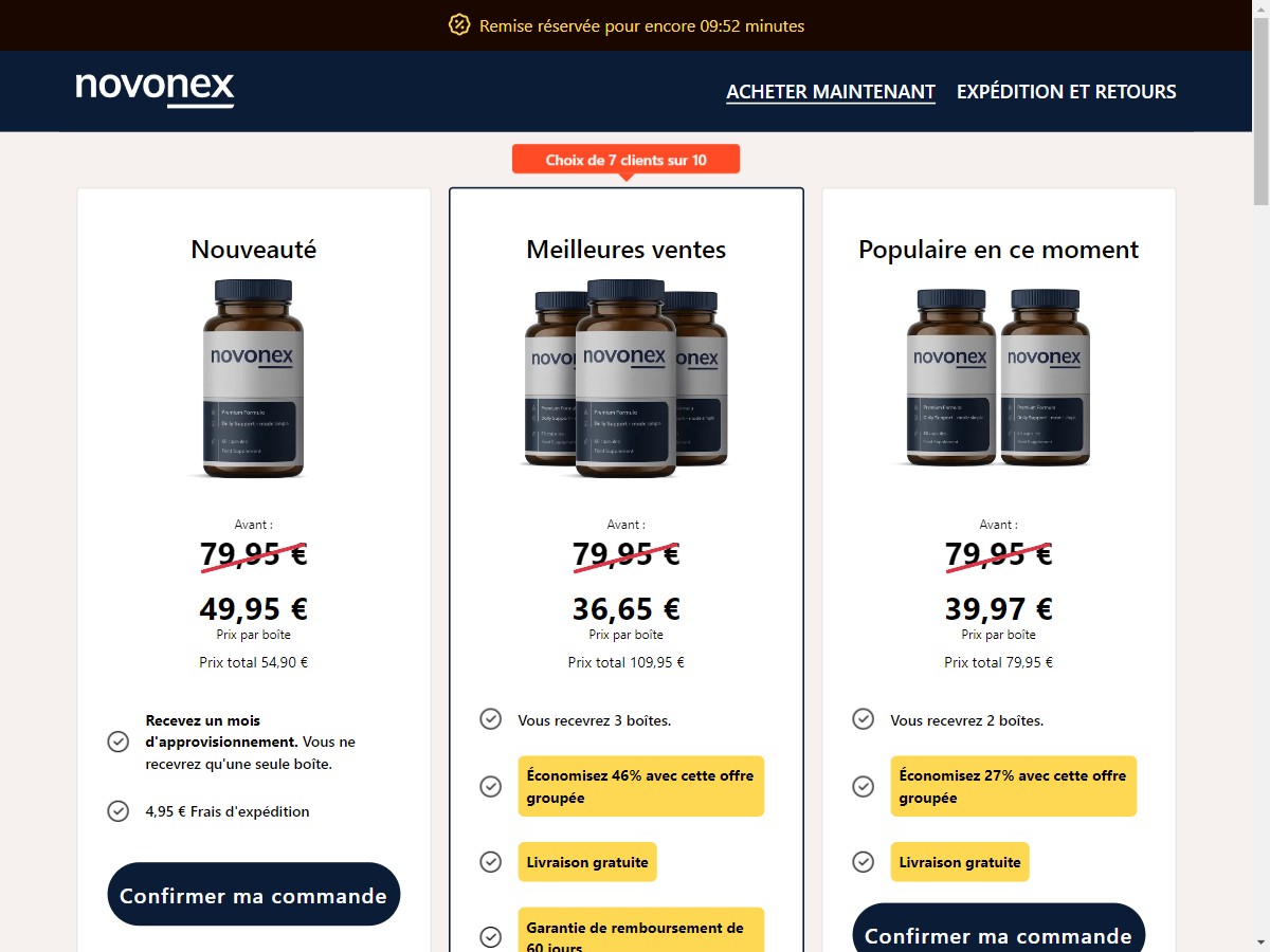 Novonex ~ French [BE]