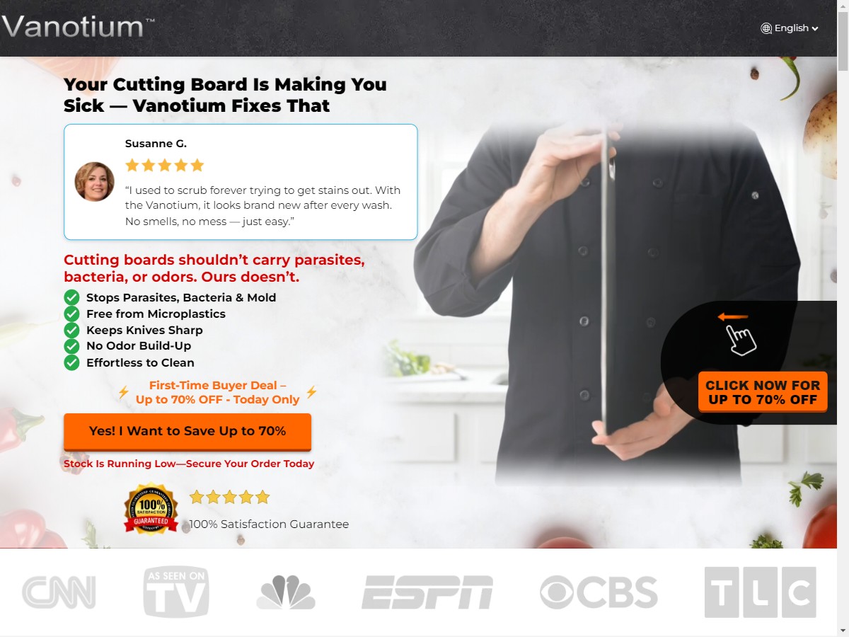 **NEW** Vanotium - Cutting Board [US, DE, CA, AU, GB, FR, NZ, +15 More]