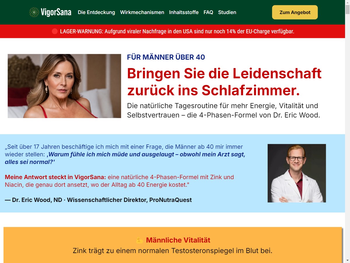 **NEW** VigorSana [DE, FR, AT, CH, IT, SE, DK, +23 More]