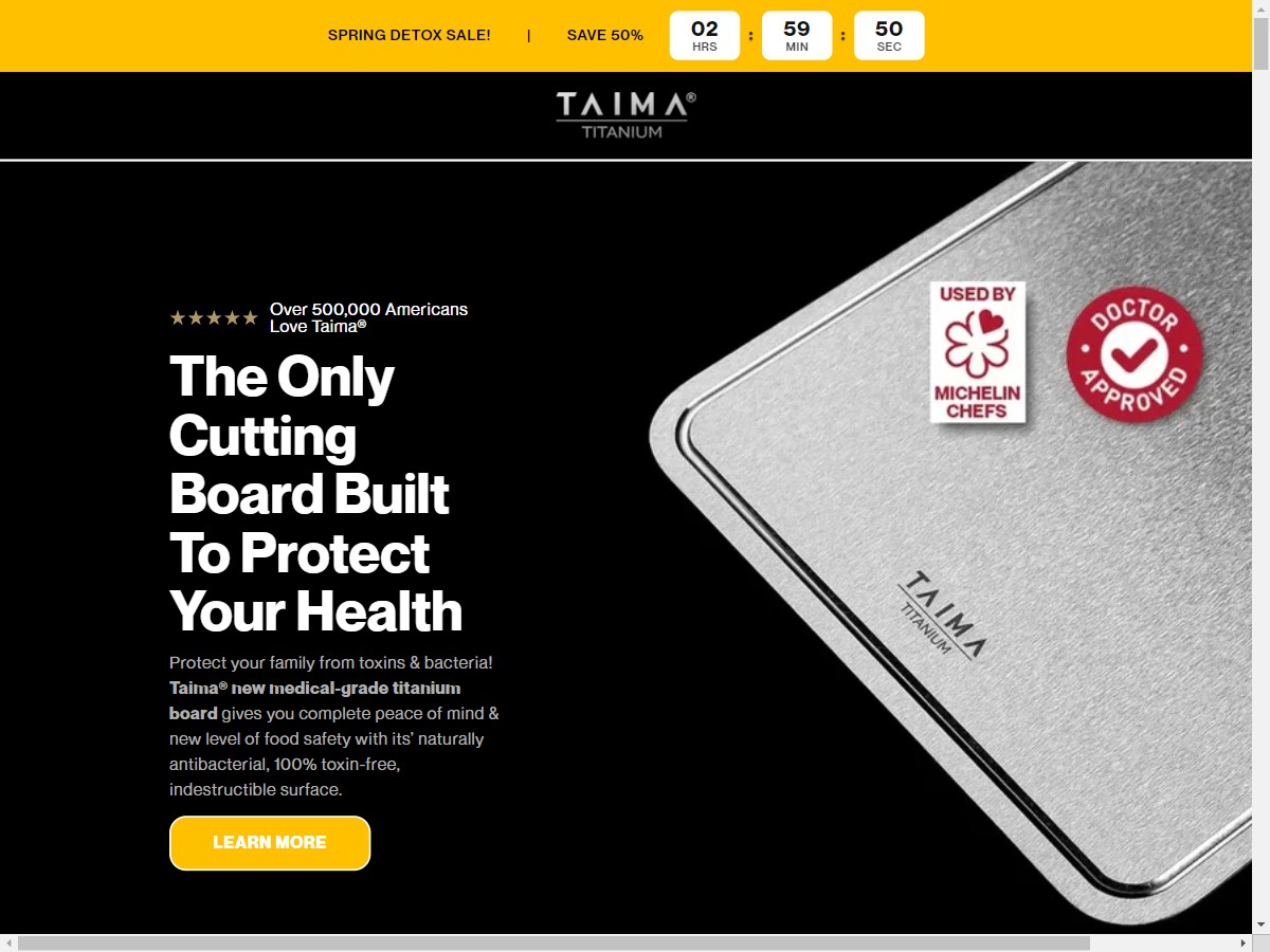 **NEW** Taima Cutting Boards [US, DE, CA, AU, GB, FR, IL, +23 More]