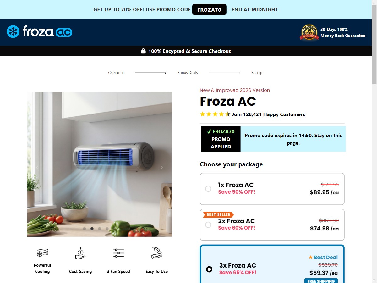 **HOT** Froza AC ~ CTC $89.95 [US]