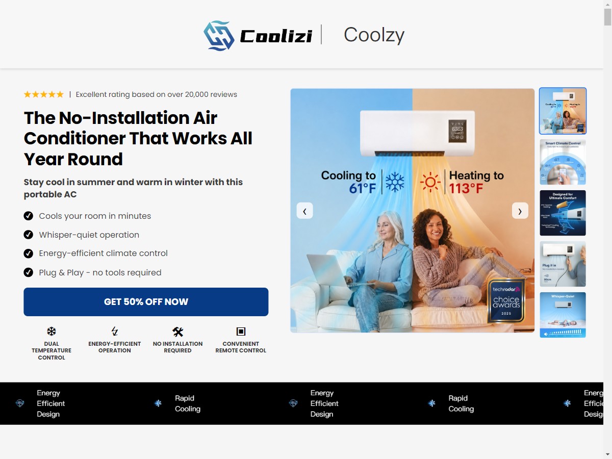 Image of **NEW** Coolizi Air Conditioner