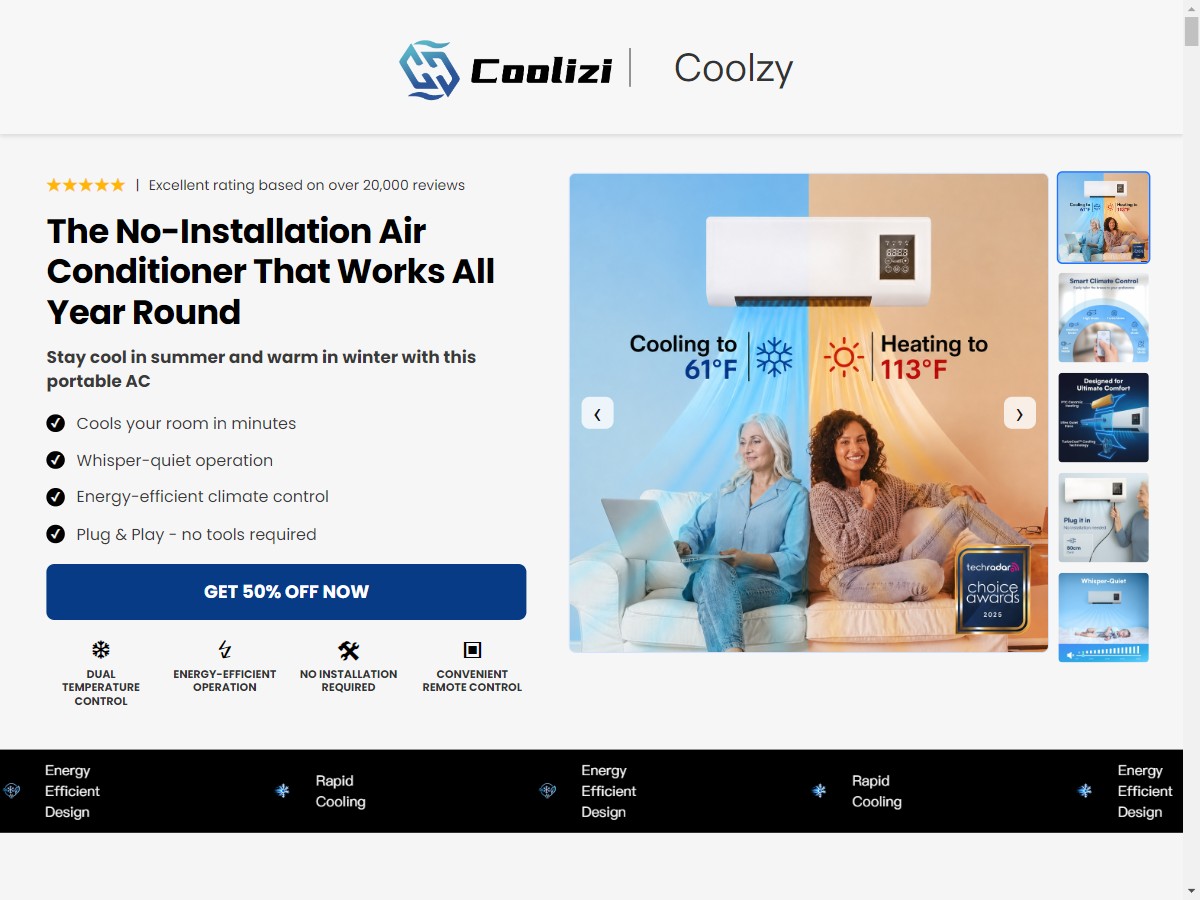 Image of **NEW** Coolizi Air Conditioner