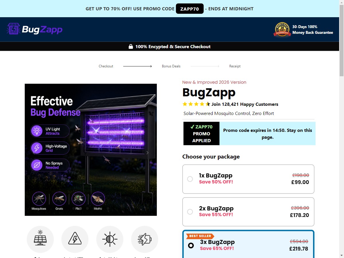 **NEW** BugZapp ~ CTC £99 [UK]