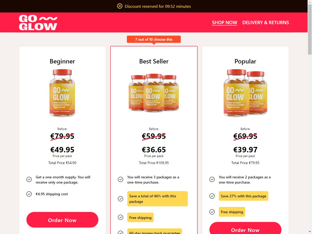 **NEW** GoGlow - Skin Health [DE, FR, AT, CH, IT, SE, DK, +7 More]