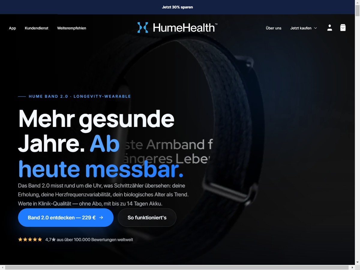 Hume Body Pod ~ German [DE, AT, CH, BE, LU, LI, US, +197 More]