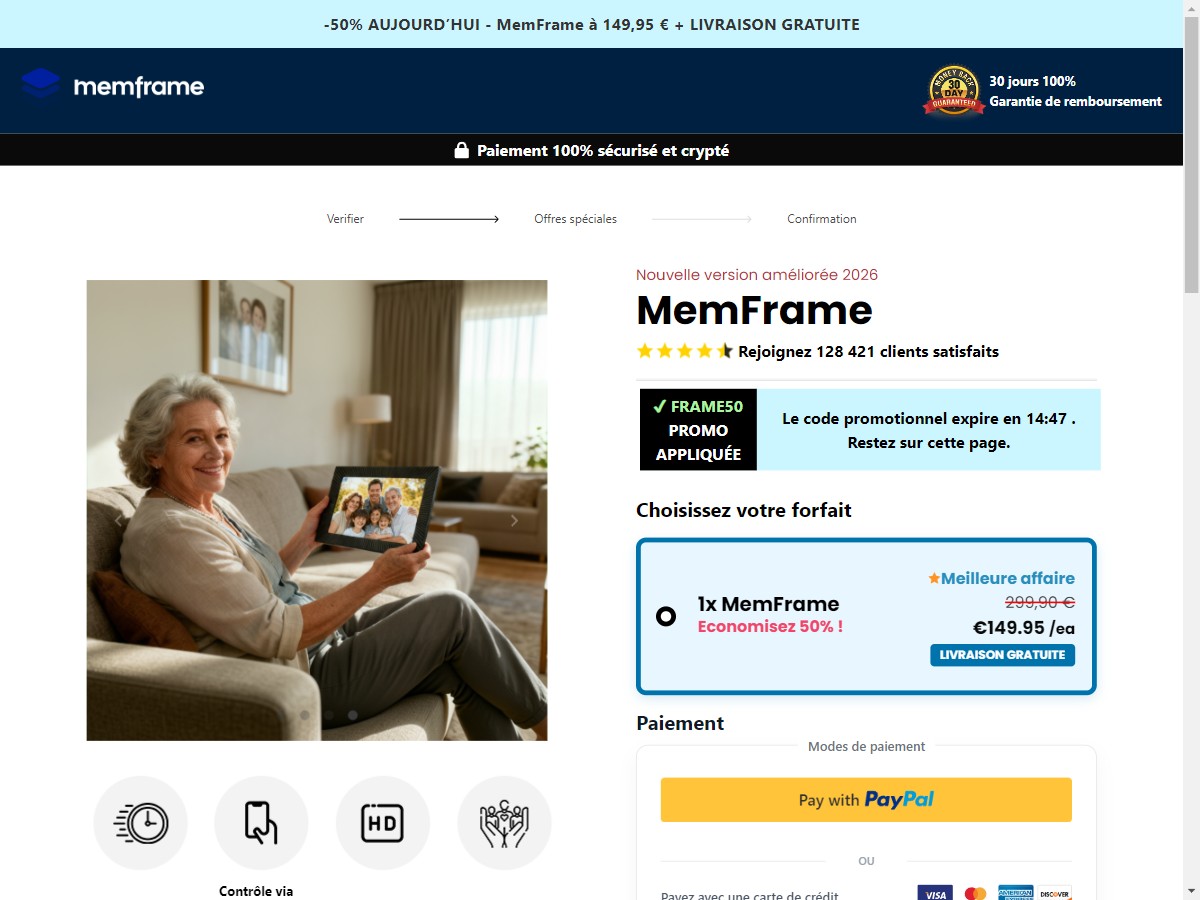 **NEW** MemFrame ~ CTC €149,95 [FR]