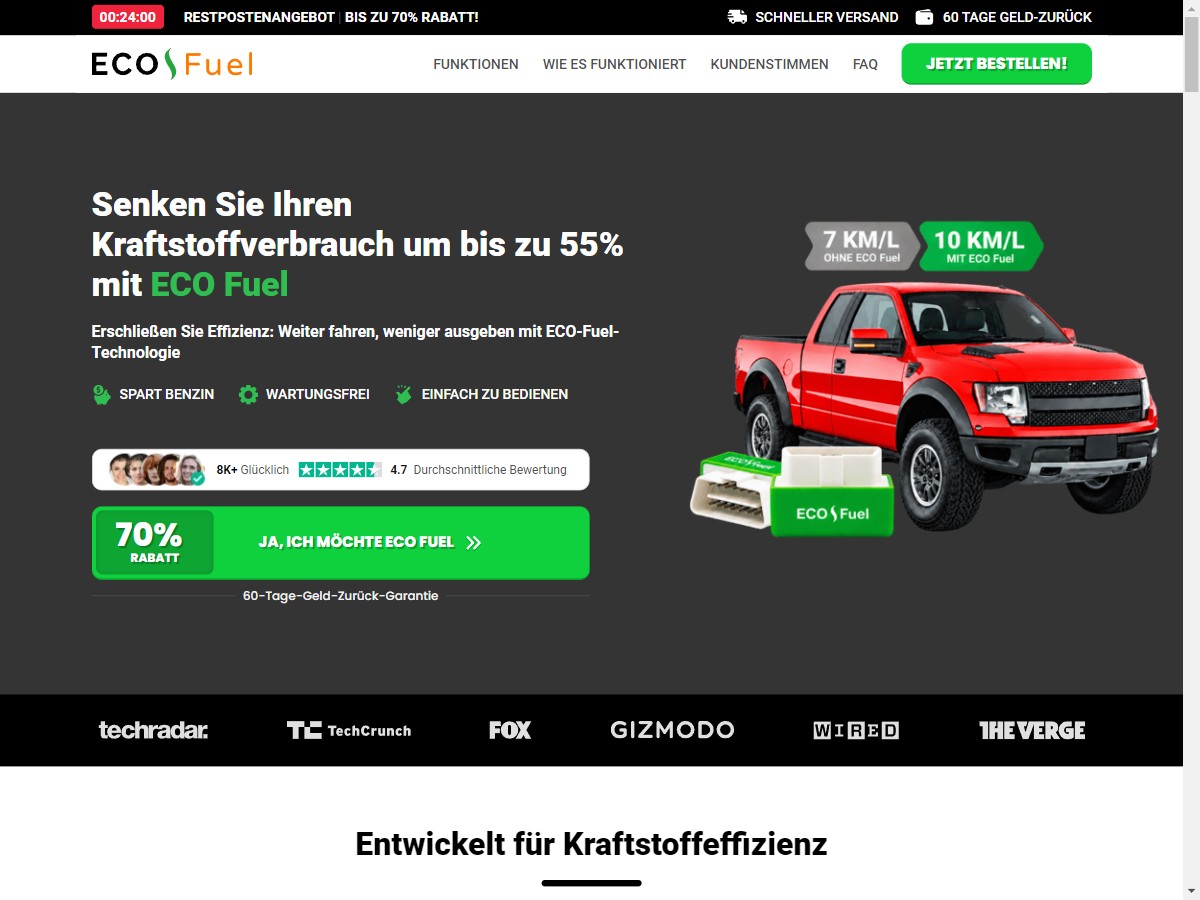 **NEW** Eco Fuel - Fuel saver [DE]